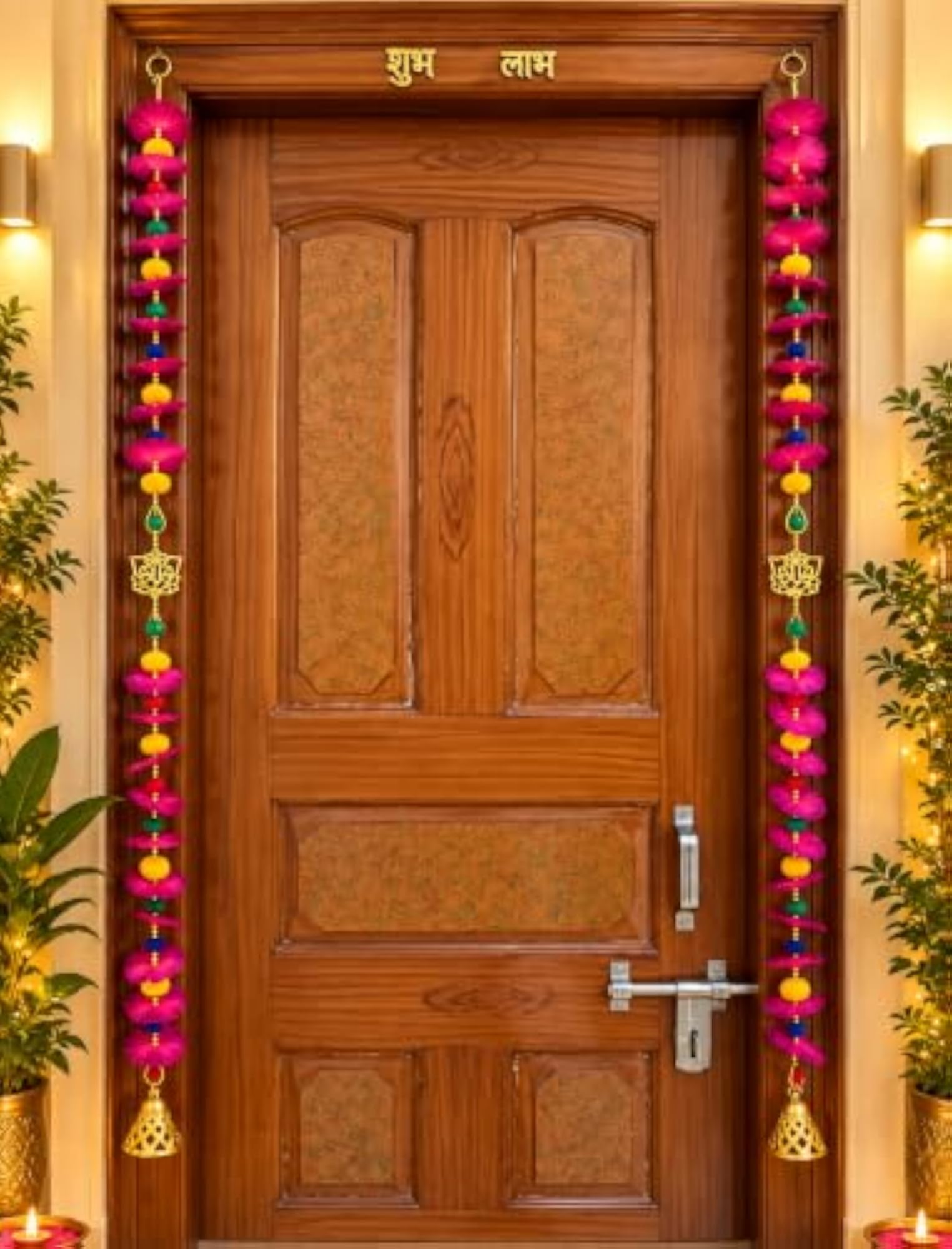Decorative Traditional Indian Gate Toran Pink